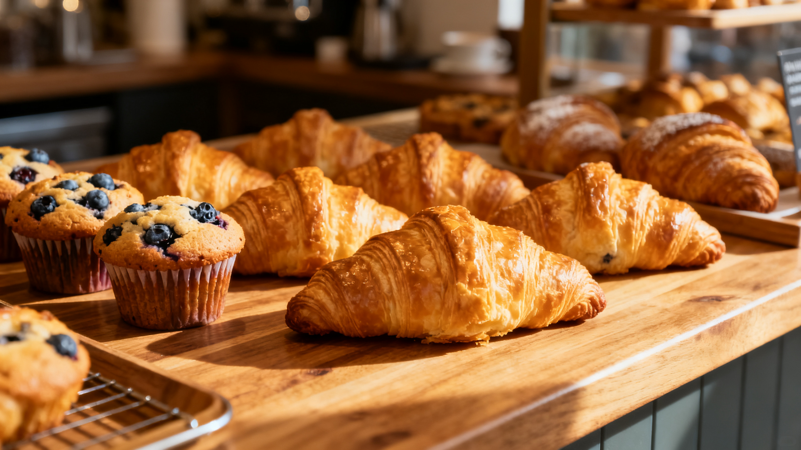Fresh pastries at Mika's Coffee