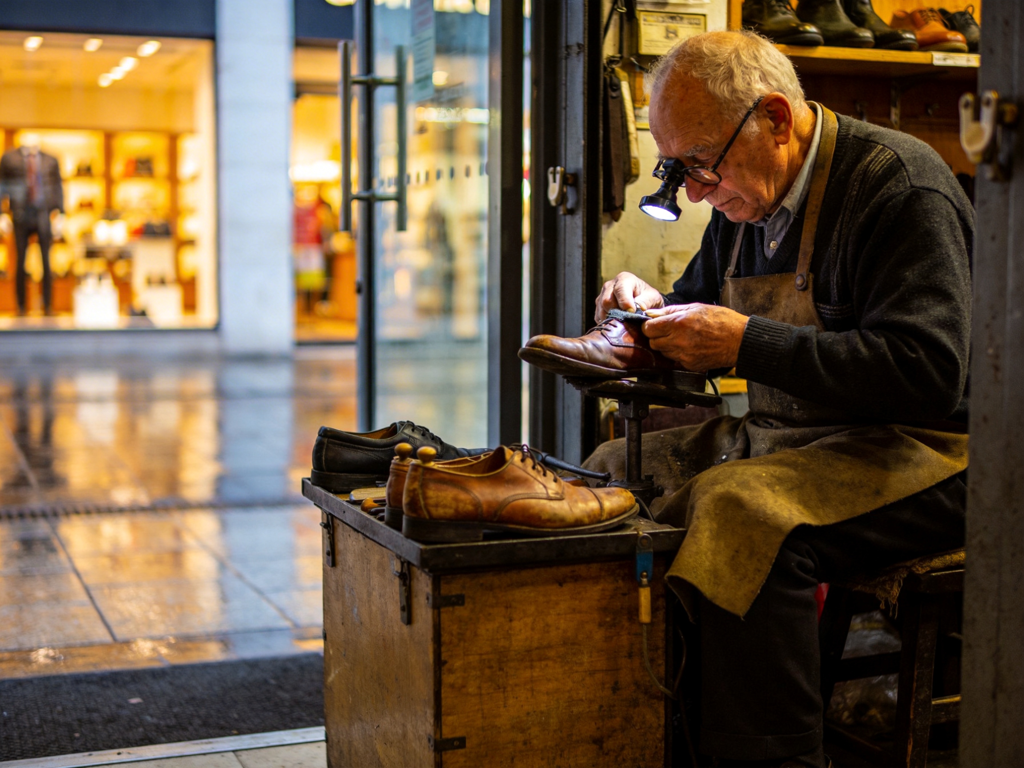 Street cobbler